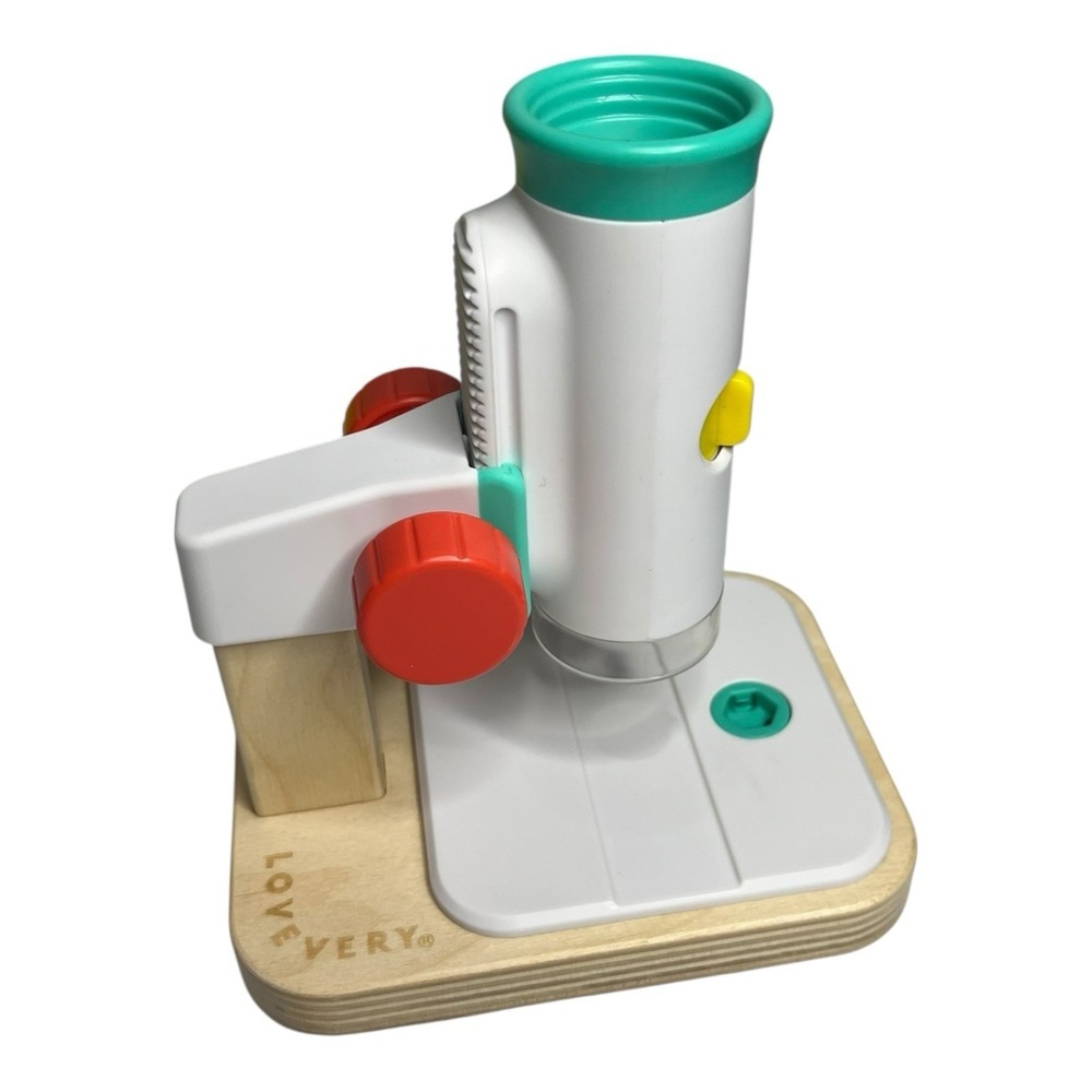 Lovevery Microscope STEM 2 Slide Science Montessori Toy Toddler Connector Play - Picture 4 of 11